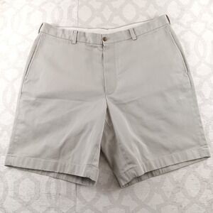 Brooks Brothers 346 Advantage Shorts Khaki Cotton Men's Size 38